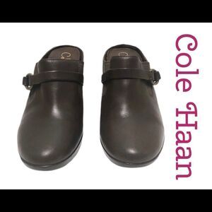 Cole Haan Nike Air Leather Mule Clog Sz 7.5